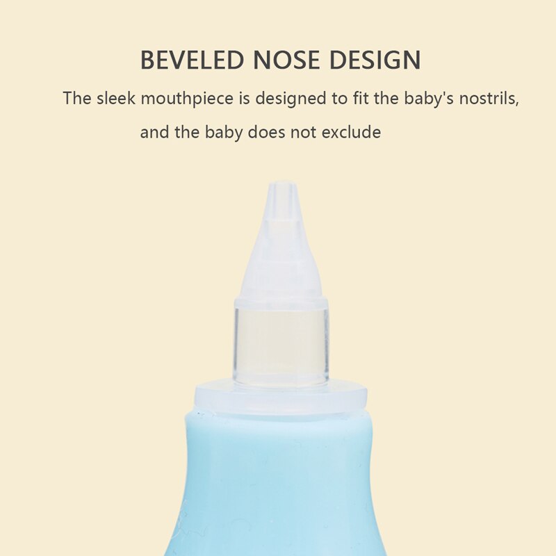 Geboren Silicone Baby Veiligheid Neus Stofzuiger Zuig Kinderen Neuszuiger Baby Care Diagnose-Tool Vacuüm Sucker