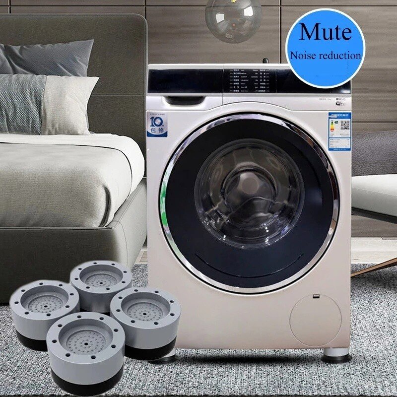 Universal Anti-Vibration Pads for Washing Machine Rubber Mat Pad Dryer Refrigerator Legs Base Fixed Non-Slip Pad