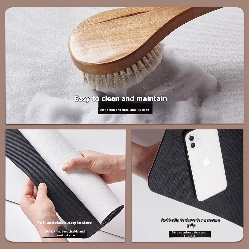 VIKAMA tapis de sol de salle de bain Diatomite absorbant l'eau antidérapant salle de bain porte pied tapis cuisine entrée petit tapis décor à la maison