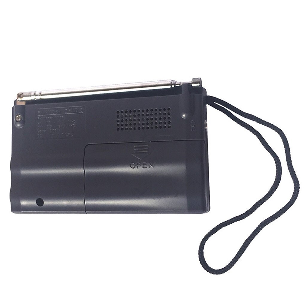 BC-R21 Mini Radio Portable AM FM Telescopic Antenna Pocket Radio World Receiver Speaker Battery Powered