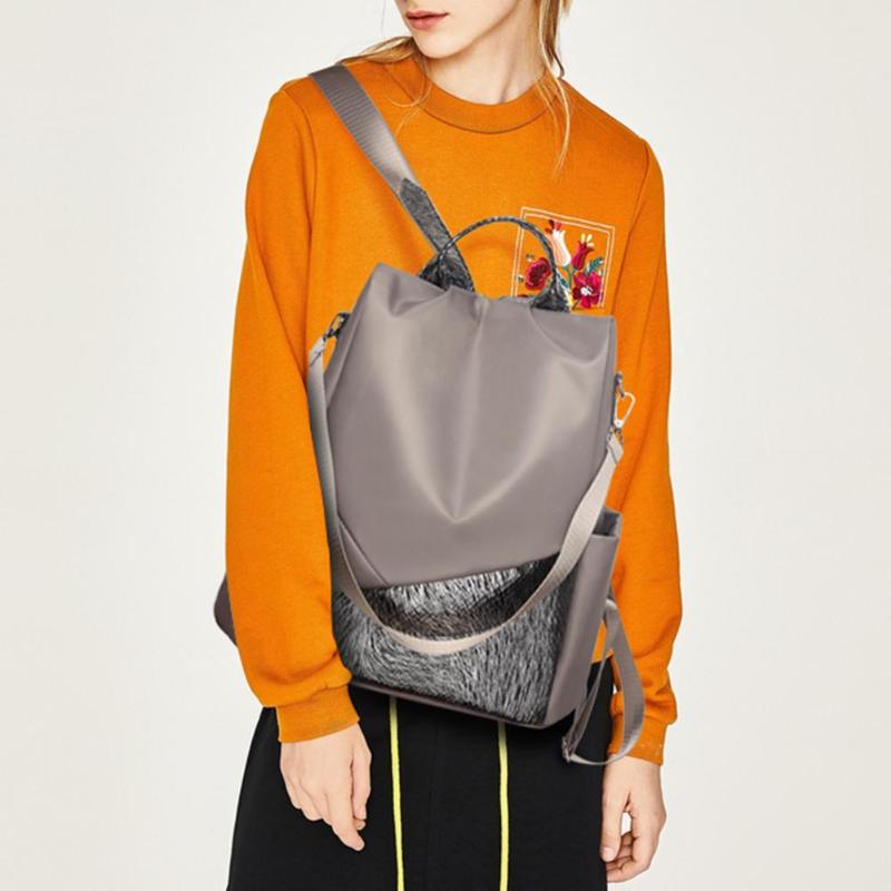 Multifonction Anti-vol voyage sacs à dos femmes sacs d'école sac à dos décontracté Oxford tissu Style sac à dos épaule haut-poignée sacs