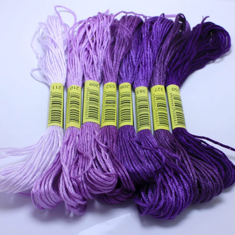 200/100/50 Similar DMC Cross Stitch Cotton Embroidery Thread Floss Sewing Skeins Craft 447 colors available