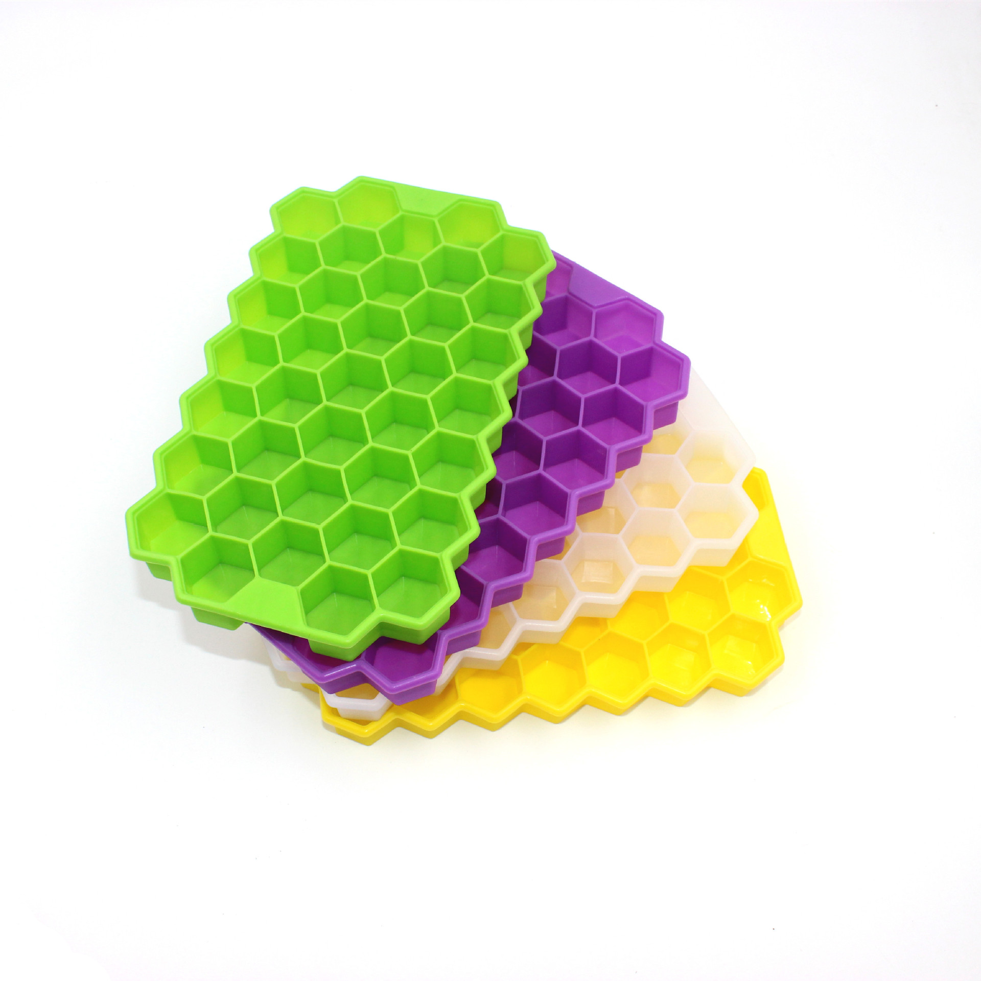 Honeycomb Shape Ice Cube 37 Cubes Ice Tray Ice Cube Mold Storage Containers Ice Cube Tray Mold Ice Tray silicone ice cube tray
