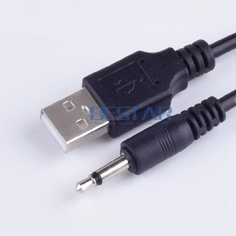 1 m USB Jack Aux 3.5mm Mono Audio kabel USB 3.5mm jack 3.5 USB 2.0 naar DC3.5mm 2A opladen power kabel 3FT