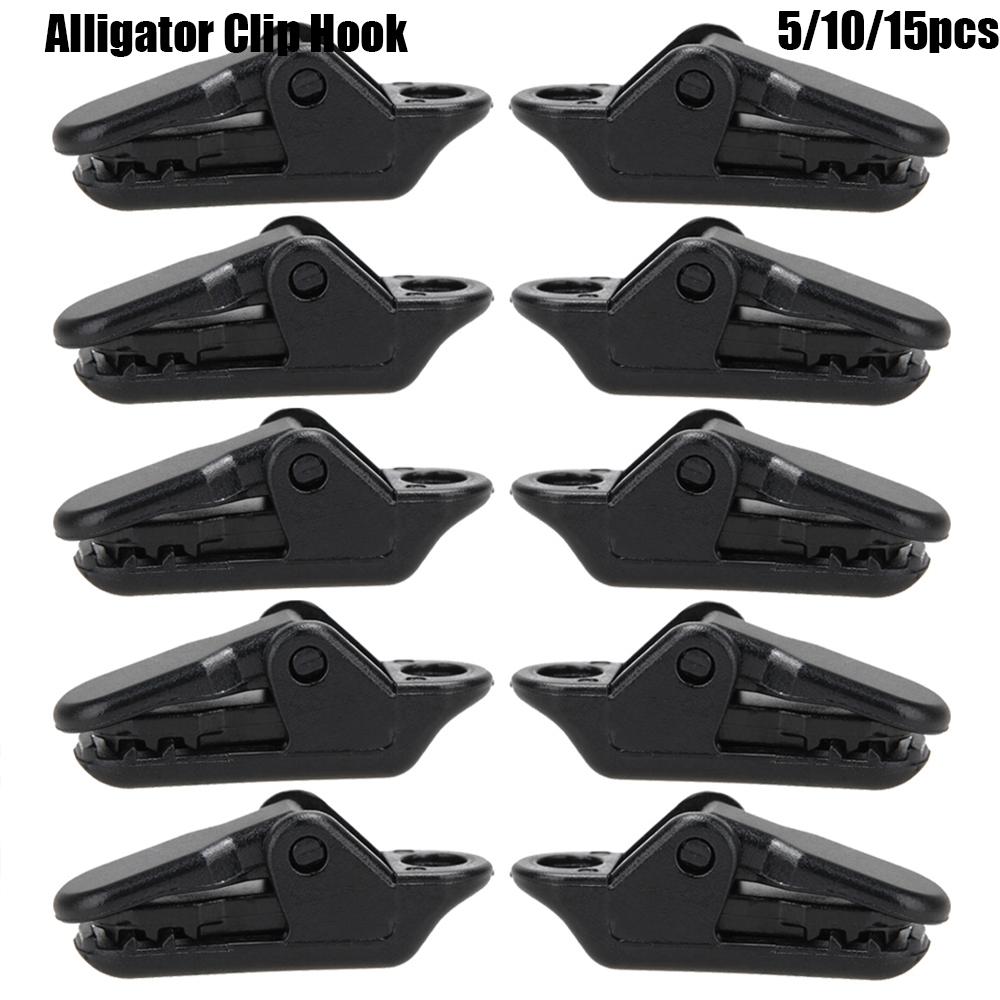 5/10/15 pcs plane clips alligator clip hook camping tent holder canvas tighten caravan pine grip tent accessories