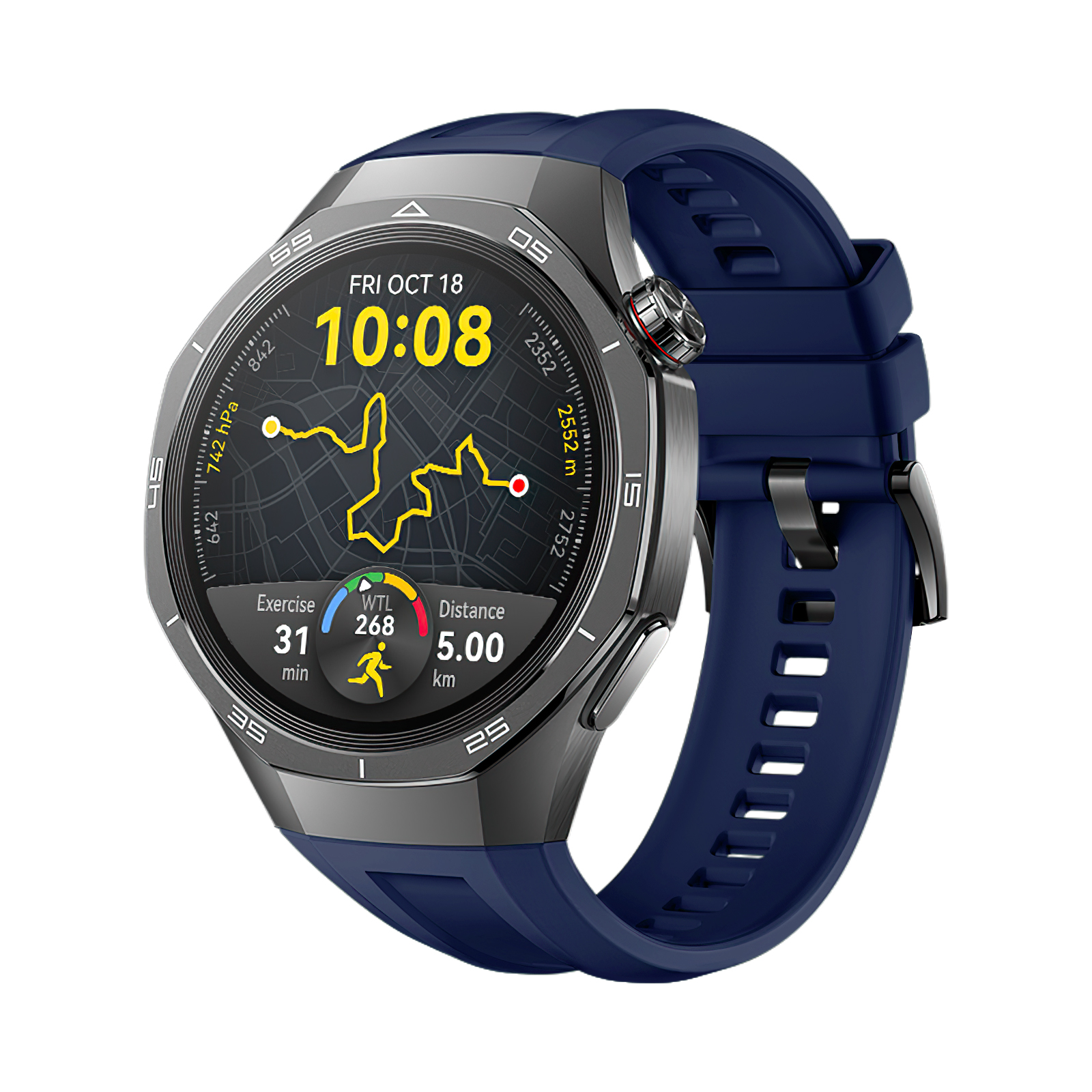Silicone Strap For Huawei Watch GT5 Pro 46mm Watchband Bracelet For Huawei Watch GT5 Pro 46mm Smartwatch Wristband Accessories: BLACK WHITE