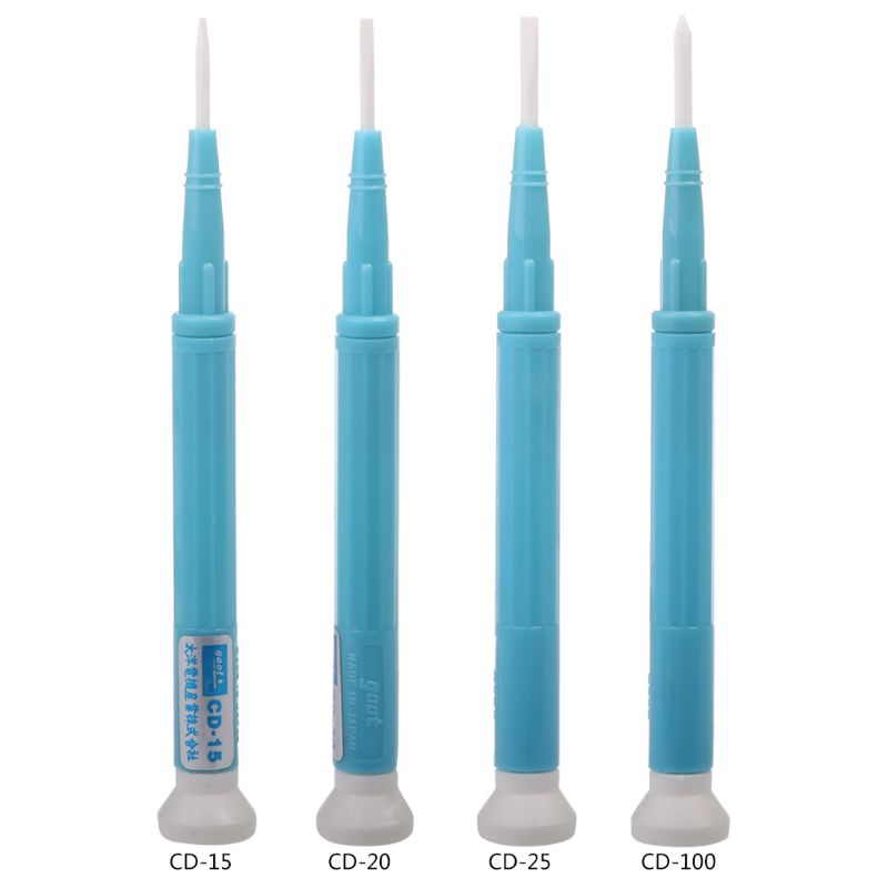 DIY Adjust Frequency Ceramic Screwdriver Anti-static Non-conductive Non-magnetic Slotted Screw Driver Repair Hand Tool L4MB