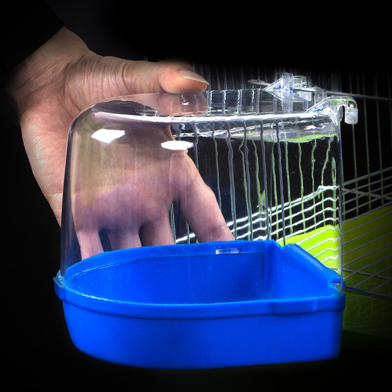 Parrot Bird Bathtub Parrot Bathing Supplies Bird Bathtub Cage Pet Supplies Bird Bath Shower Standing Bin Hanging Tub Shower