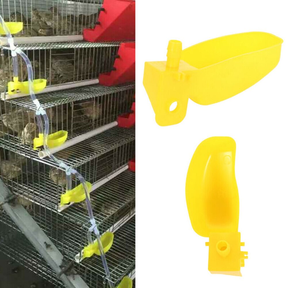 10PCS Chicken Feeder Automatic Bird feeder Feeder Cups Chicken waterer
