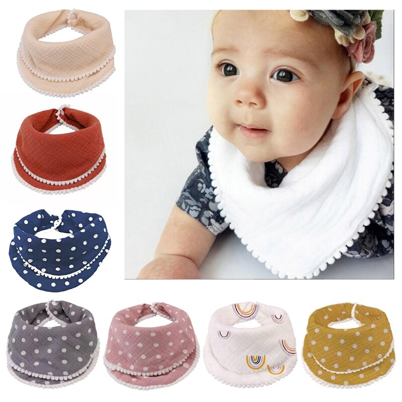 Baby Fütterung Lätzchen Neugeborenen rülpsen Tuch Bandana Weiche Blick Speichel Handtuch Kleinkind Schal