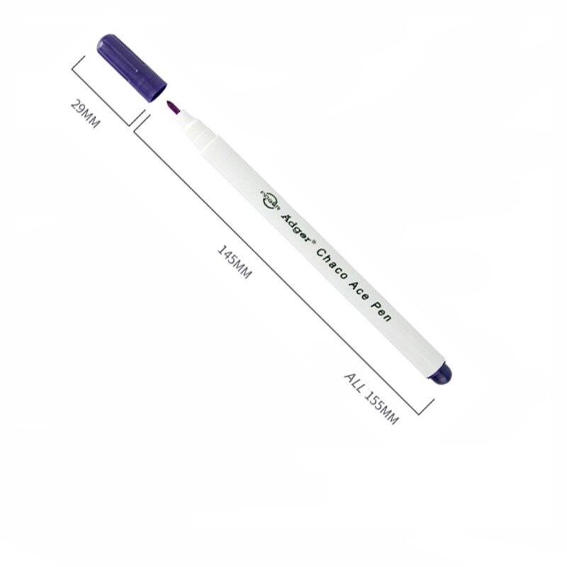 1/6pcs Ink Disappearing Fabric Marker Pen DIY Cross Stitch Water Erasable Pen Dressmaking Tailor's Pen for Quilting Sewing Tools