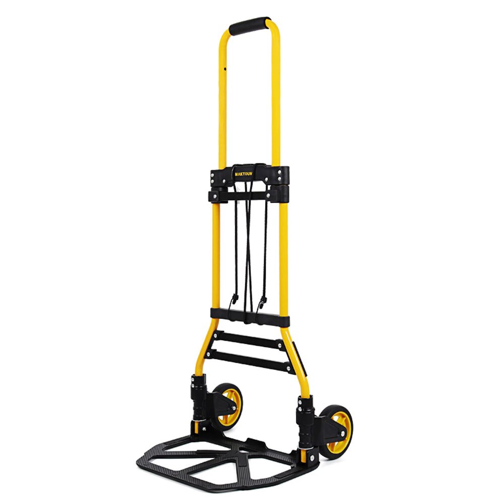 Folding Portable Trolley Convenient Load-Carrying Luggage Grocery Shopping Cart Trailer