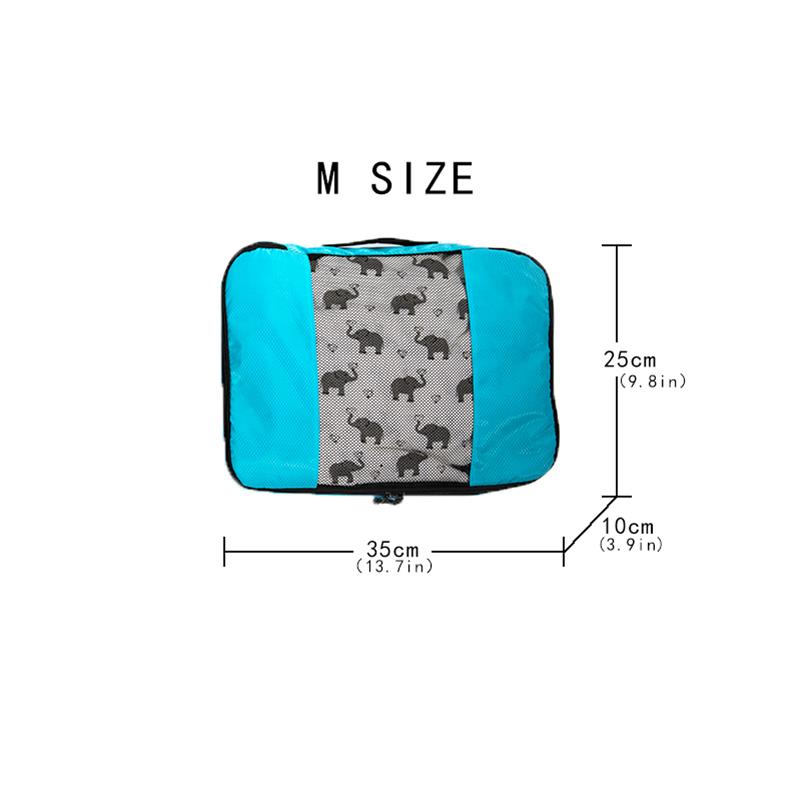 Men Women Children's Nylon Foldable Travel Bag Large Capacity Hand Luggage Waterproof Packing Cubes Travel Luggage Organizer