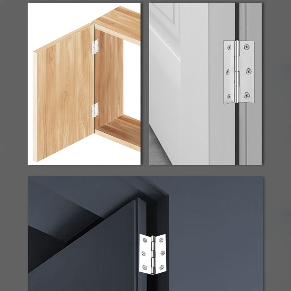 1Pcs Window Accessories Door Hinges 1/1.5/2/2.5/3 Inch 201 Stainless Steel Cross Hinge Folding Aluminum Core Furniture Hardware