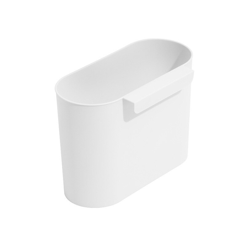 Kitchen Cabinet Door Plastic Basket Hanging Trash Can Bin Waste Box Garbage: A