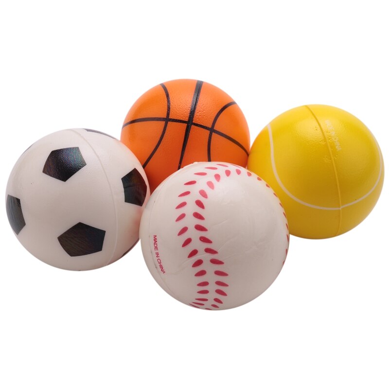 Ręka koszykówka Baseball piłka nożna tenis ćwiczenia miękkie elastyczne Squuze stres Reliever piłka dziecko mała piłka zabawki: Default Title