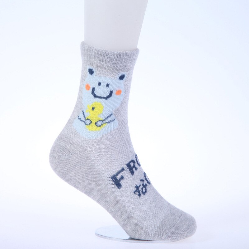 5 Paare / viel neue freundlicher socken Baby socken Fischnetz atmungsaktive frosch aufbringen Jungen und mädchen socken