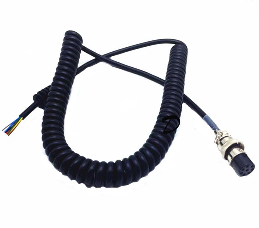 8Pin Generic Replacement Handheld Speaker Mic Microphone Cable Cord For Alinco Radio EMS-57 EMS-53 DR635 DR620 DR435