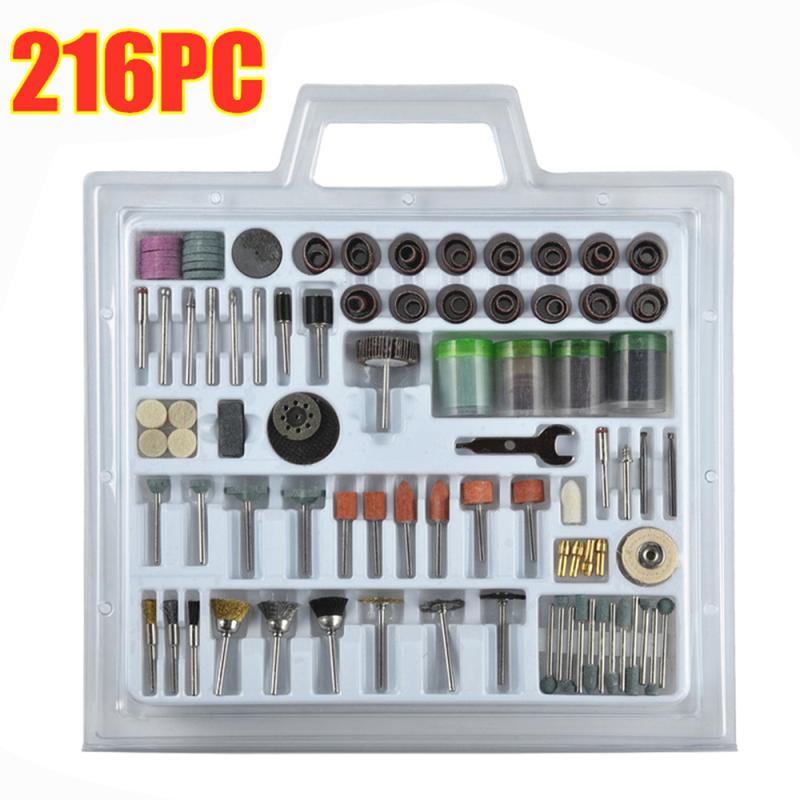 105/216Pcs Elektrische Mini Boor Kit Schurende Rotary Tool Accessoires Set Voor Dremel Slijpen Schuren Polijsten Snijden: 105pcs