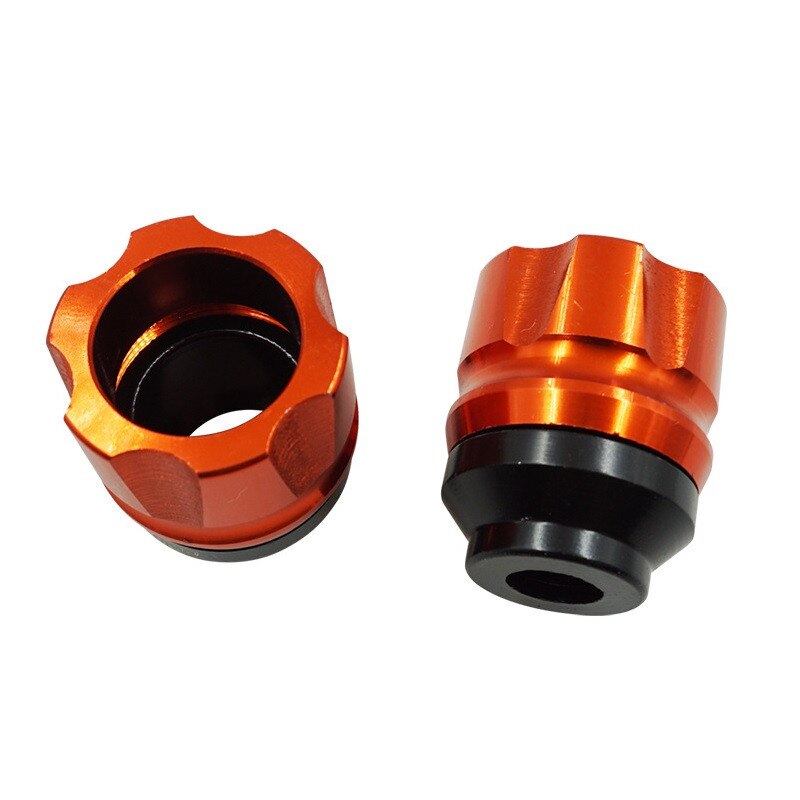 1 paire moto chute Protection Scooter cyclomoteur CNC aluminium moto accessoires avant fourche roue cadre curseurs alliage: G348650A