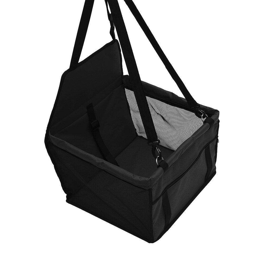 Reizen Hond Huisdier Draagtas Hond Auto Seat Cover Carrying Rugzak Opvouwbare Hangmat Reizen Huisdier Accessoires Voor Katten Hond Zak rugzak: Black