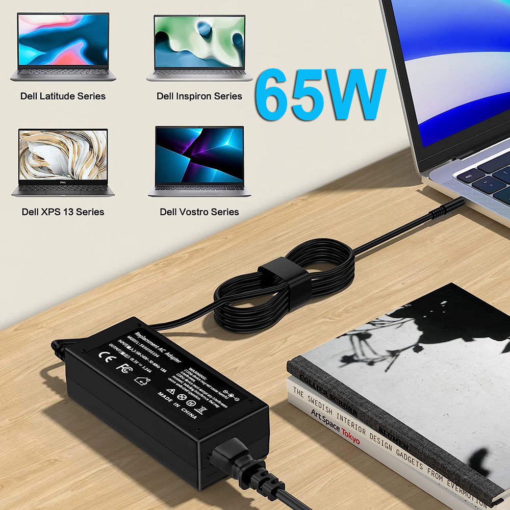 65W Charger for Adapter Dell Inspiron 15 3000 5000 Series 15-3552 3558 3565 3567 5551 5552 5555 5558 5559 Laptop Power Supply