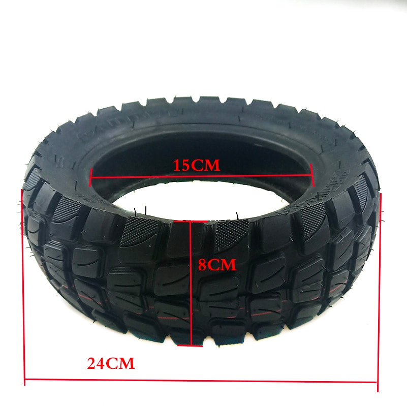 2 Pieces 10 Inch E Scooter Tyres 10 X 3.0 Inch Off Road City Road - View #4