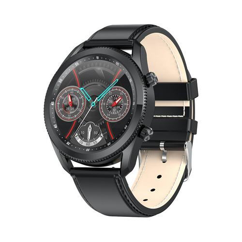 Smartwatch Mannen Full Touch Multi-Sport Modus Met L61 Smart Horloge Vrouwen Fitness Hartslagmeter Bluetooth Oproep Voor ios Android: black belt