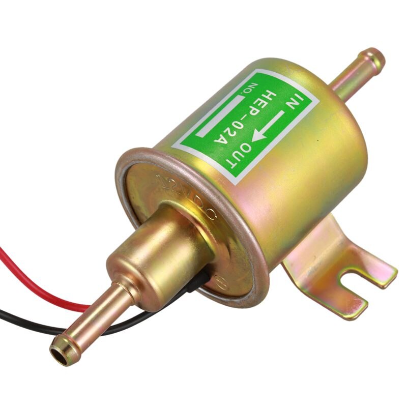 12V Electric Fuel Pump Inline Petrol Low Pressupe Hep-02A