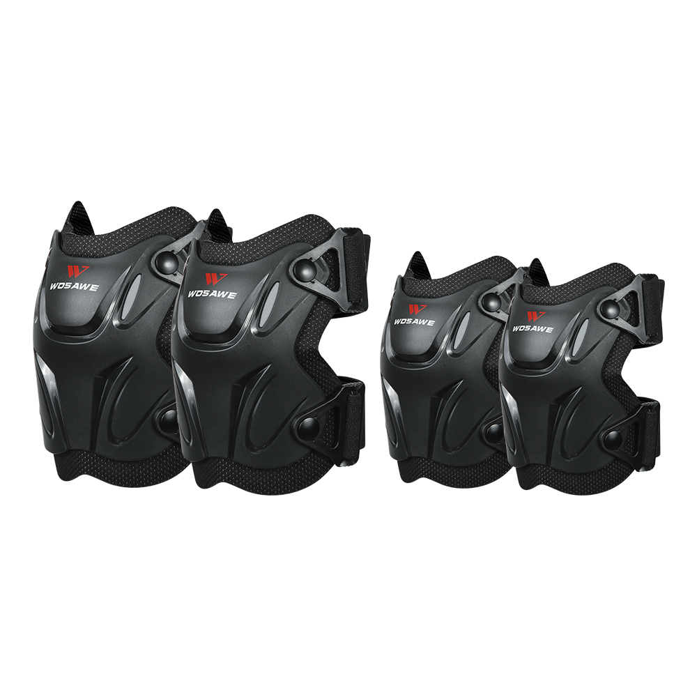 WOSAWE Motorcycle Rider Full Chest Body Armor Vest Suits Skate Motocross Bike Cycling Racing Armor Road Moto Protective Gear: Knee and elbow pads