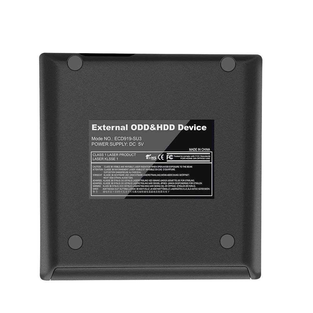 Externer DVD-ROM Optisches Laufwerk USB 3.0 CD DVD Rewriter Brenner Reader für Laptop PC MAC Mobile Recorder Computer/Büro zubehör