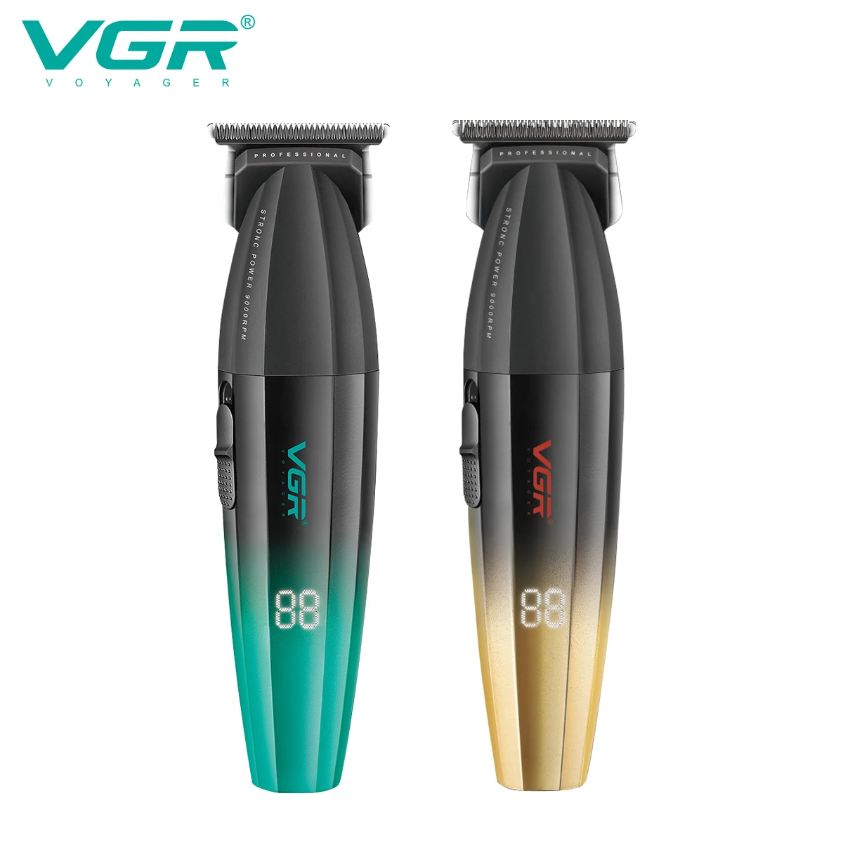 VGR tondeuse à cheveux professionnelle électrique Rechargeable tondeuse à cheveux barbe Kit de coupe de cheveux Machine de barbier tondeuse faciale pour hommes V-906