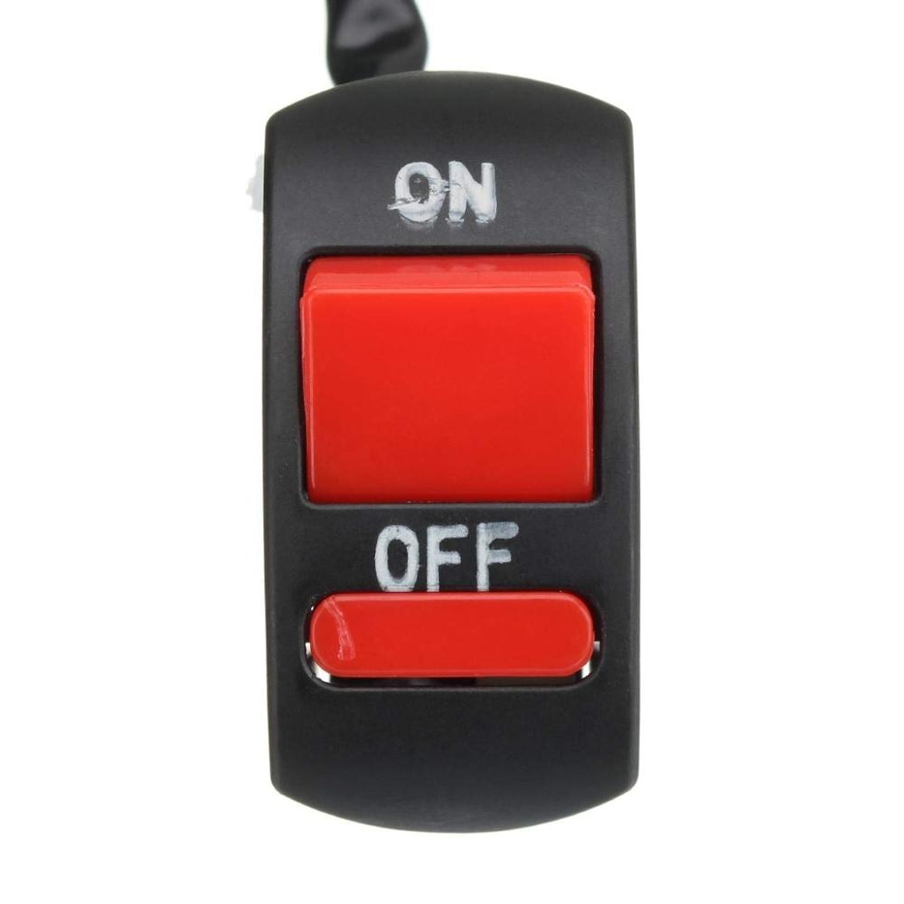 Universal Motorcycle Kill Switch Stop Kill Of Switch Hazard Light Button for 22mm Handlebar Dirt Pit Quad