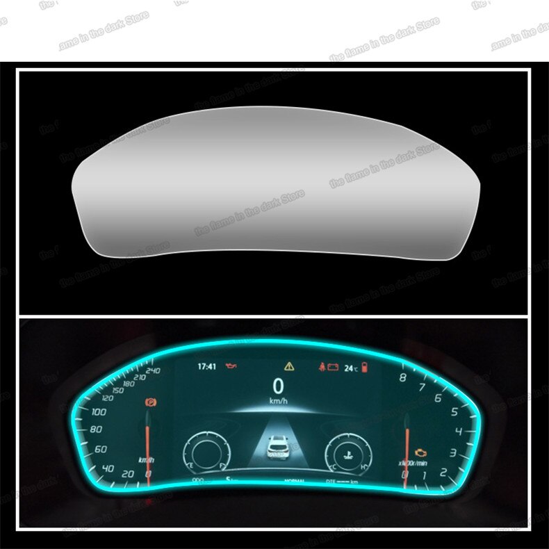 Lsrtw2017 tablero interior de coche transparente pantalla lcd engranaje panel película para Changan Cs75 adhesivo protector: screen film 2