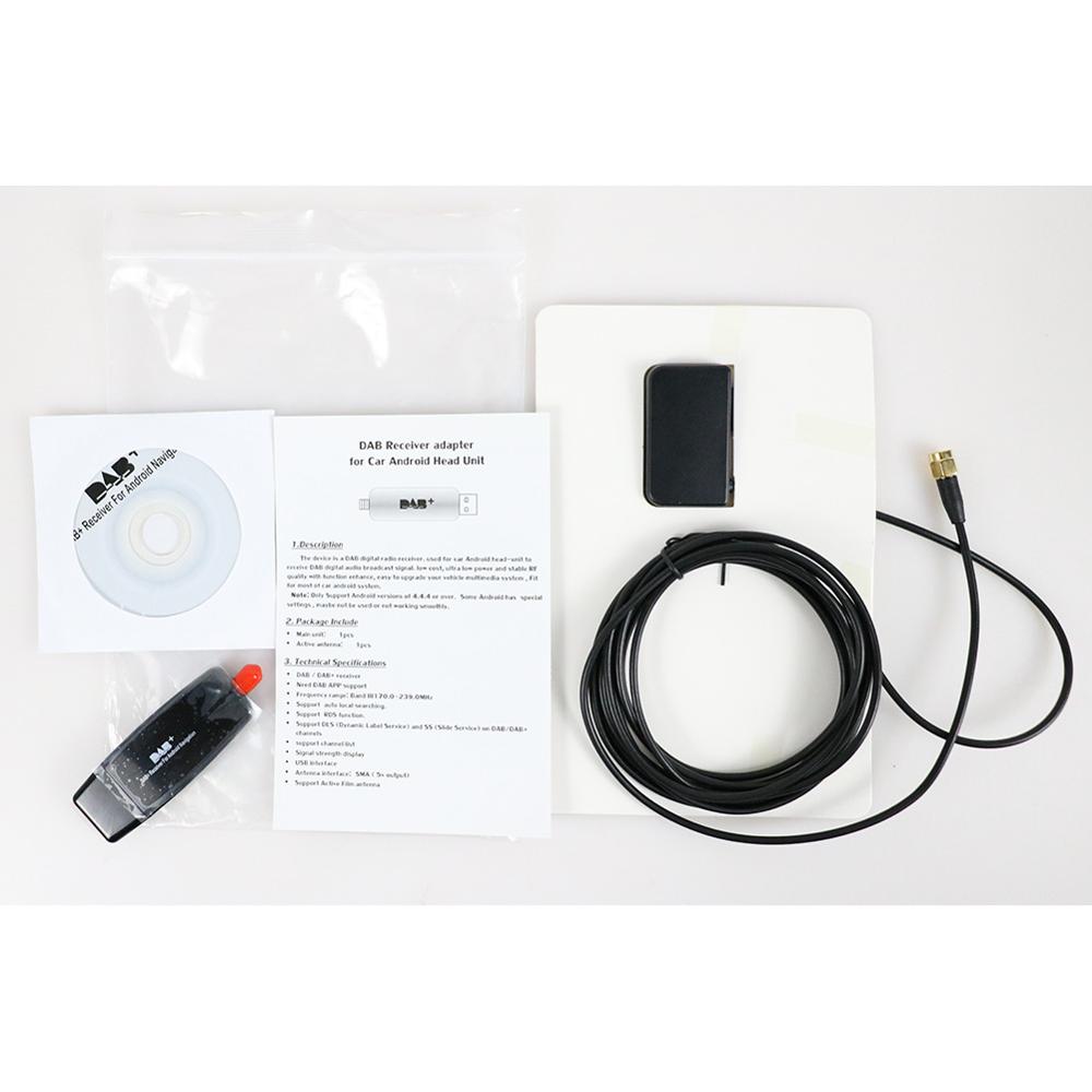 dab bilradio tuner mottaker usb pinne dab boks til universell dab+ antenne usb dongle til android bil multimedia spiller