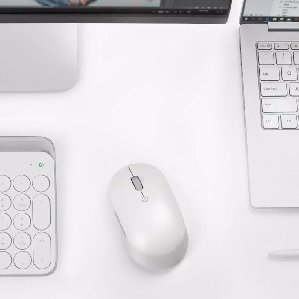Xiaomi Mi Wireless Bluetooth Dual-Mode Mouse Silent Ergonomic Bluetooth USB Side Buttons Protable Mini Wireless Mice For Laptop