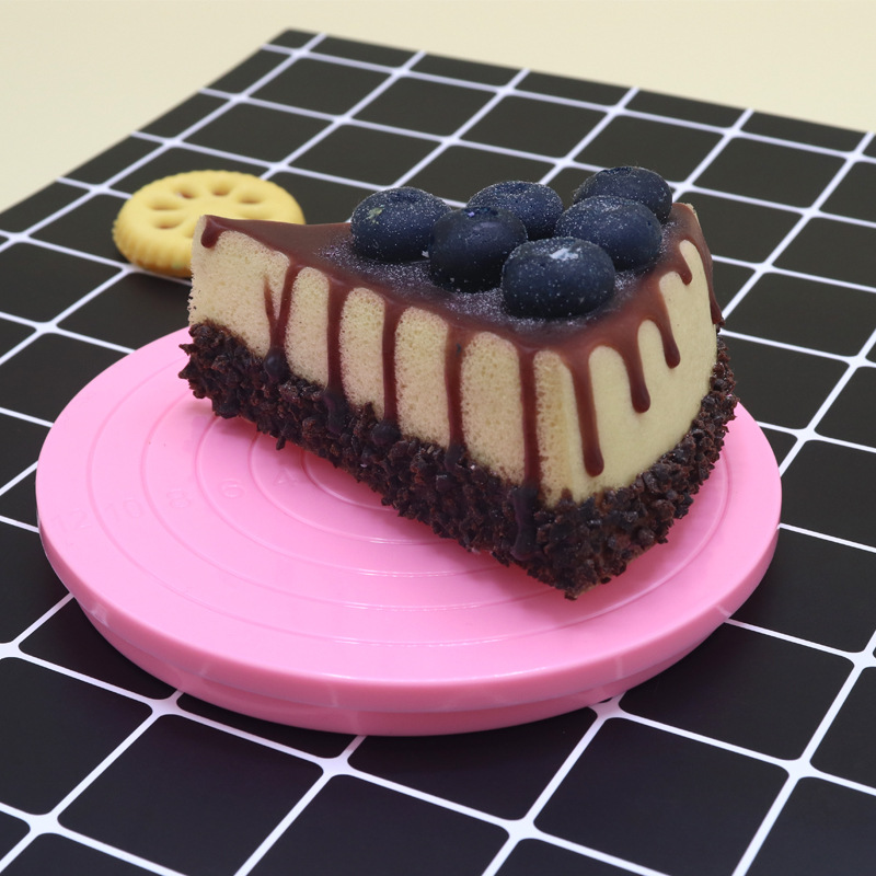 Kuchen Plattenspieler DIY Anti-Schleudern Kuchen Drehtisch Mini Fondant Dreh Plattform Runde Cookie Ständer Rotierenden Backen Küche Werkzeuge