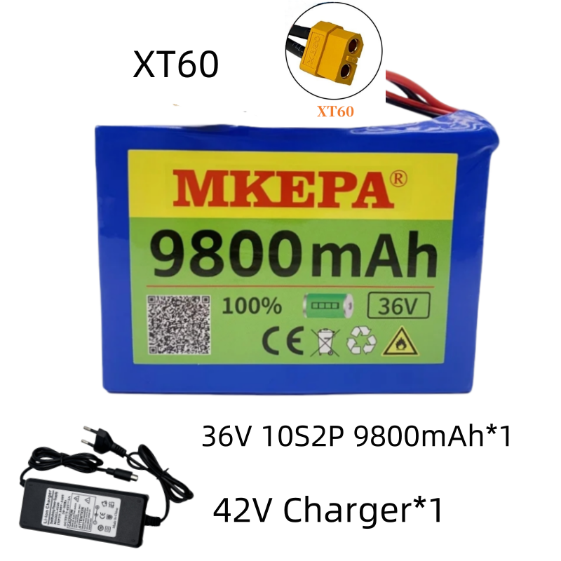 10S2P 36V 9800mAh 36v Electric Scooter Battery Lithium Electric Scooter 500W Electric Scooter Battery 36v 10s2p Battery: Ivory