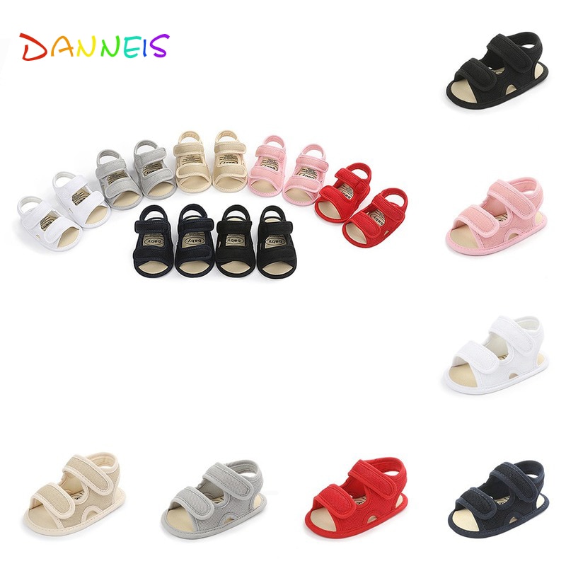 Sandales en maille respirante pour filles et garçons | Chaussures d'été pour -nés, chaussures pour nourrissons à semelle souple, premiers marcheurs, chaussure de berceau pour tout-petits