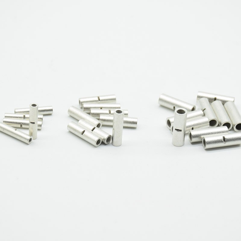 20 st butt wire kontakt awg 22-10 koppar förtenna skarv crimp terminal hylsa blanka terminaler crimp kontakt  bn1.25/2/3.5