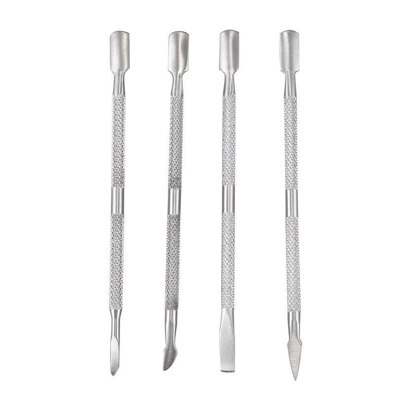 4 Pcs Manicure Manicure Tool Staal Push 4 Delige Set Nail Care Manicure Pedicure
