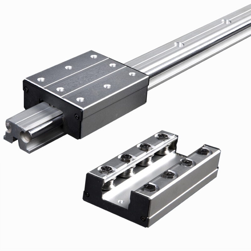 Frees hipping 1pcs External dual-axis linear guide slider LGD6 linear rail or LGB6 linear guide slider for CNC linear rail