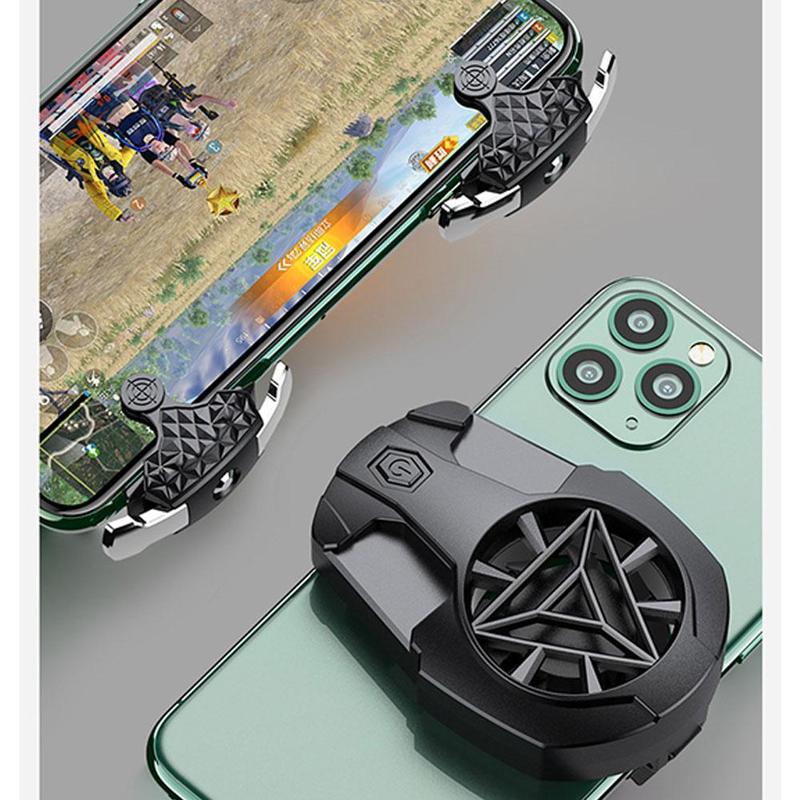 Multi-function Mobile Phone USB Game Cooler System Radiator Huawei Holder Cooling Gamepad Fan Phone Stand For IPhone Samsun Y0K6