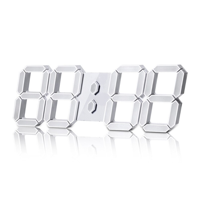 3D LED Digital Wall Clock with Extra Large Numbers, Remote Control, Large Digita N1HA