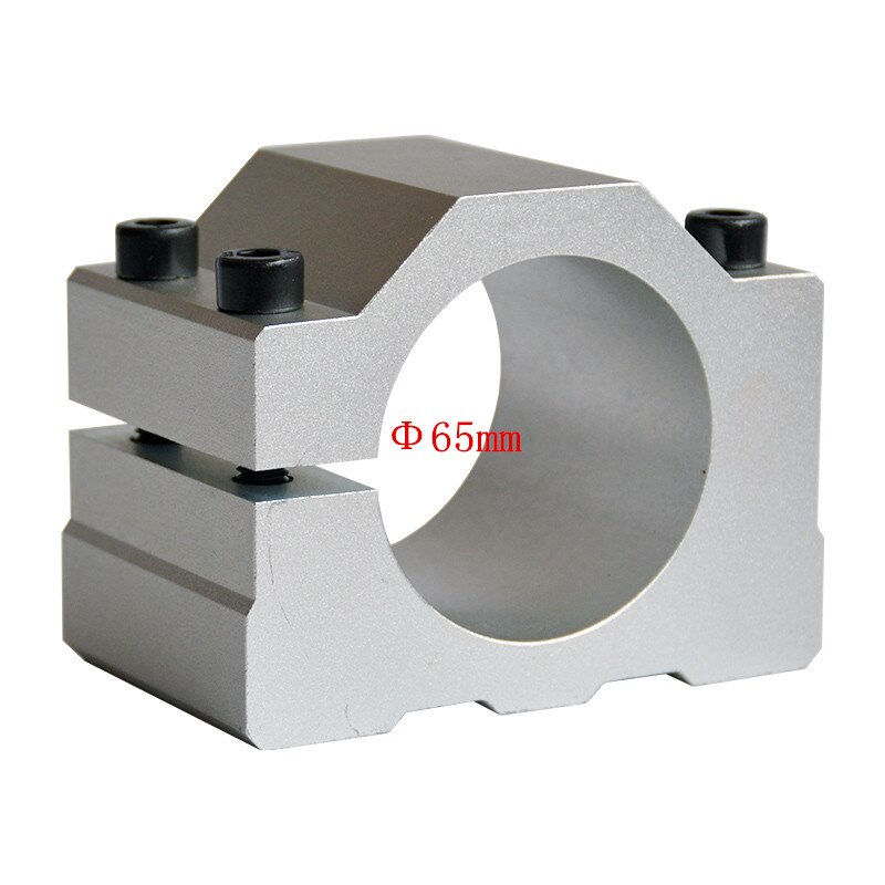 80mm Fixture CNC Spindle Motor Clamping Bracket 65mm Spindle Motor Mount Bracket with Screws: 65-80x34mm