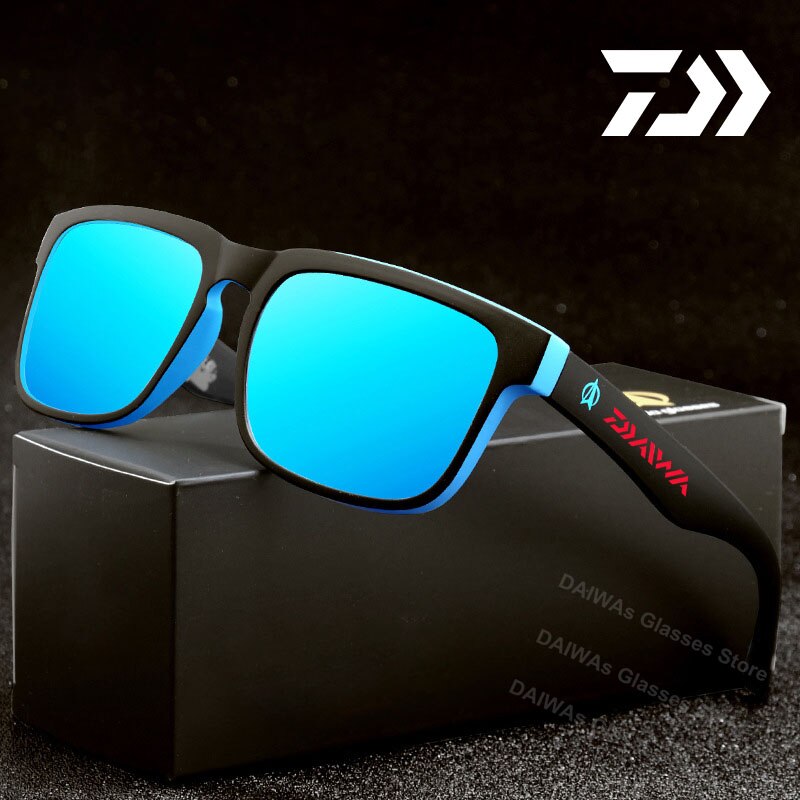 Daiwa UV400 Mannen Gepolariseerde Vissen Zonnebril Visser Camping Wandelen Ski Goggles Bike Fietsen Bril Sport Vissen Brillen