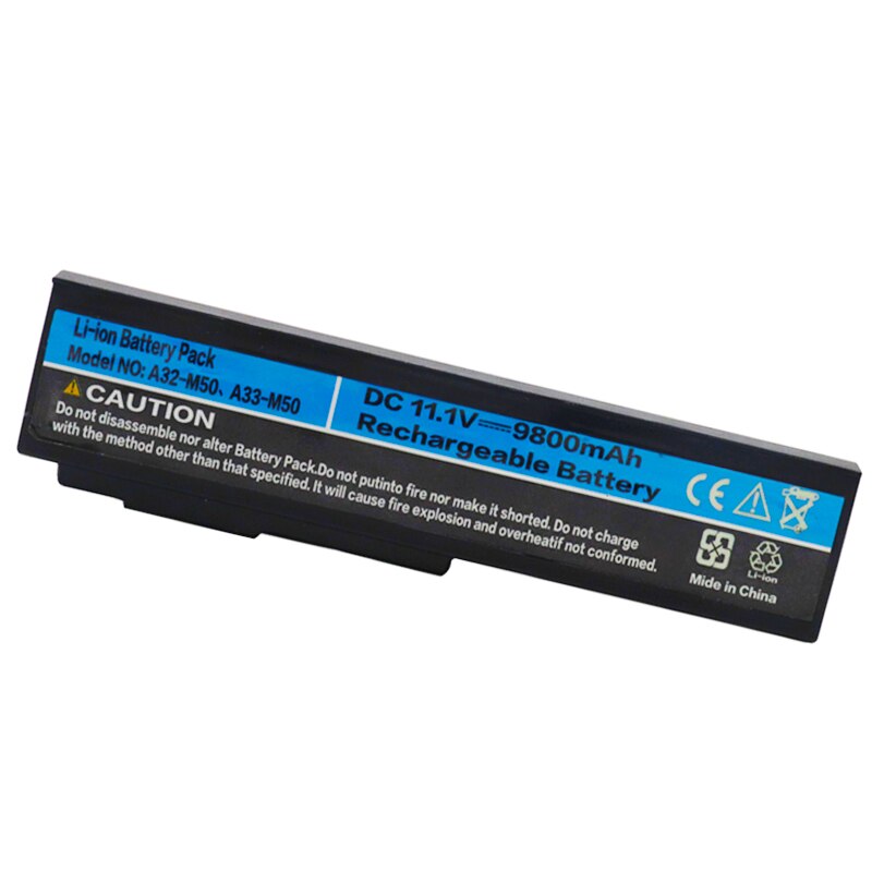 100% Hoge Capaciteit Laptop Batterij Voor Asus N53S N53J N53JQ A32-N61 A32-M50 N43 N61JQ N61 N61J N61Jq N61V N61Vg N61Ja n61JV N53