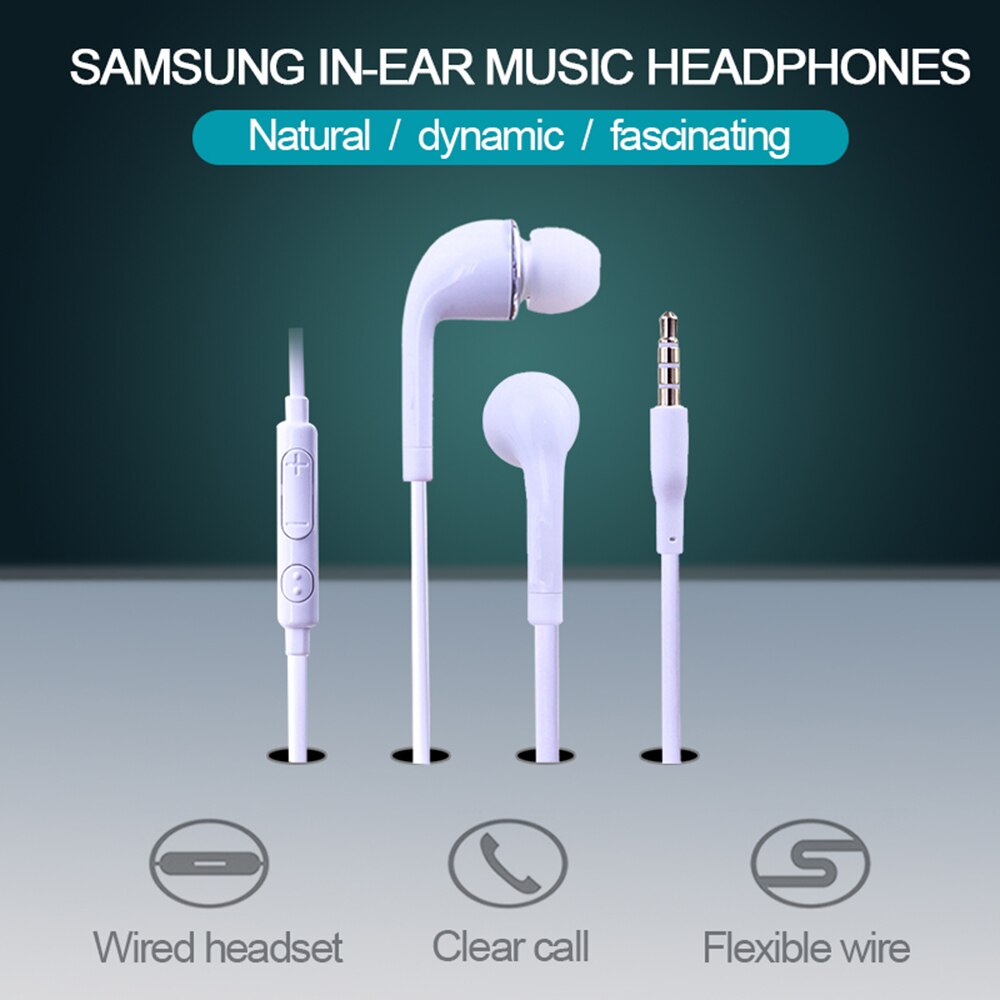 Android Phone Headphones Earphones Wired Earpiece Bass In-Ear for Samsung S4 Headset 3.5mm Earphones