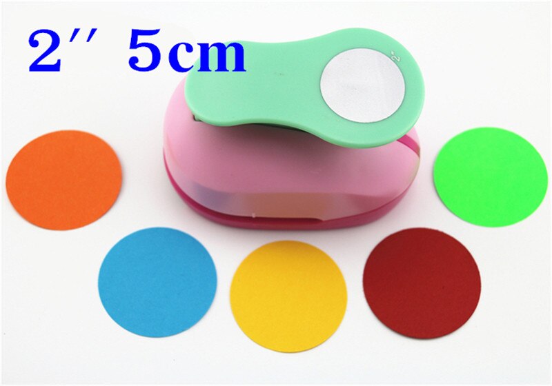 free ship large 2'' 5cm circle furador paper punch for scrapbooking craft perfurador diy puncher paper circle cutter3178: 3135