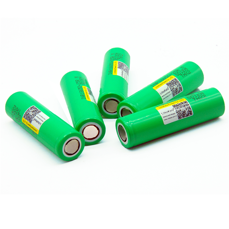 LiitoKala 18650 25R Rechargeable li-lon battery 3.6V 2500 mAh Battery can keep,Max 20A,35A discharge